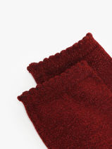 Sokken Pieces Rood socks women 17078534-vue-porte